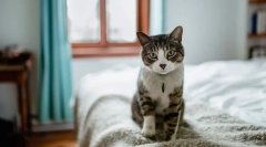 Защо котката се гали на леглото?